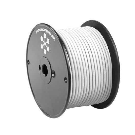 Pacer White 10 AWG Primary Wire 100 WUL10WH100