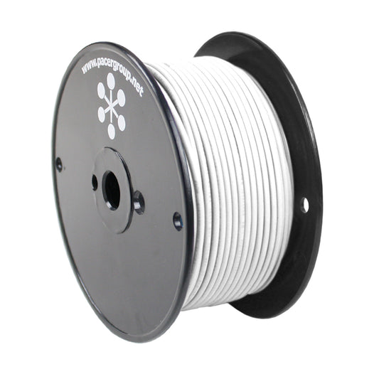 Pacer White 10 AWG Primary Wire 250 WUL10WH250