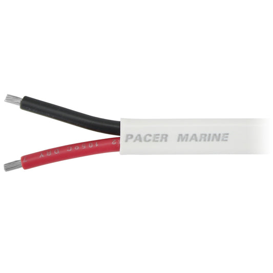 Pacer 62 AWG Duplex Cable Flat Cable RedBlack 50 W62DC50
