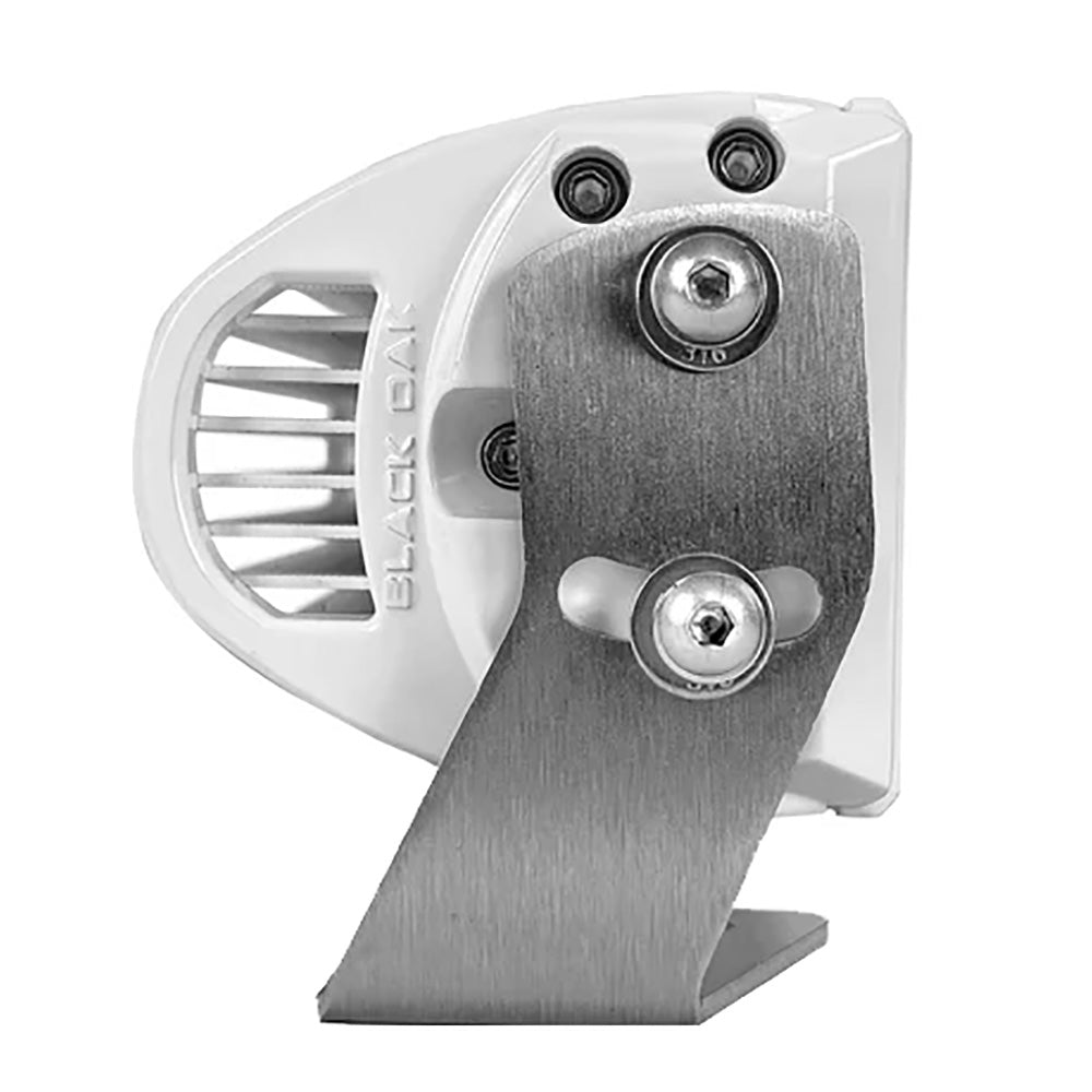 Black Oak Pro Series 30 10 850nm Infrared Marine LED Double Row Light Bar  Combo Optics  White Housing 10MIR850