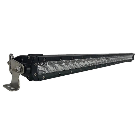 Black Oak 30 Single Row LED Light Bar  Combo Optics  Black Housing  Pro Series 30 30CS5OS