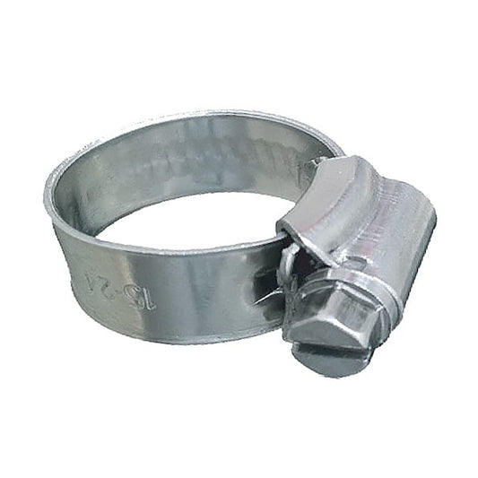 Trident Marine 316 SS NonPerforated Worm Gear Hose Clamp 38 Band 516 916 Clamping Range 10Pack SAE Size 3 7050141