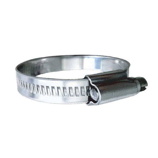 Trident Marine 316 SS NonPerforated Worm Gear Hose Clamp 1532 Band 2 2916 Clamping Range 10Pack SAE Size 32 7102001