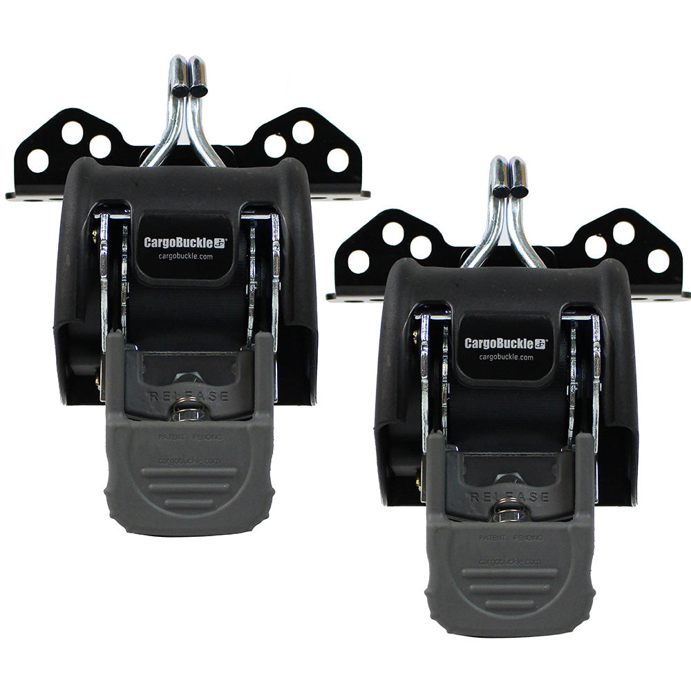 CargoBuckle Universal Ladder Rack TieDown System 2 Retractable TieDown 1 Pair F153180