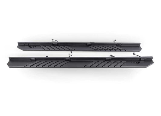 Attica 4x4 19-C Ram 1500 Frontier Series Running Board W/led Lights-black-powder Coated-steel - Running Boards & Power Steps
