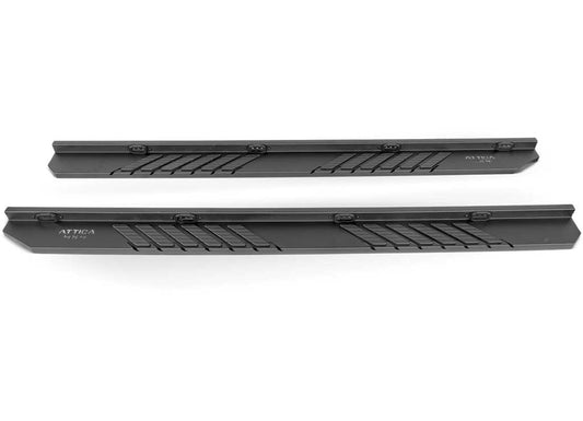 Attica 4x4 22-C Tundra Frontier Series Running Board W/led Lights-black-powder Coated-steel - Running Boards & Power Steps