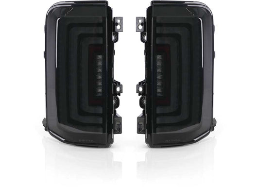 Attica 4x4 21-C Bronco Tail Light With Led Sequential Turn Signal (Black/smoke) - Tail Lights & Assemblies