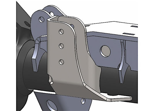 Artec Industries Raised Tracbar Bracket For 3.5 IN Diameter Front Axle - Steering Track Bars, Brackets, & Bushings