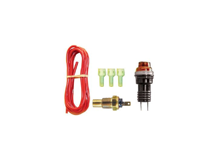 AFCO Performance Group Gagelites Warning Light Kit - 230 Degree Water Temp 1/2" Npt - Dash Indicator Lights