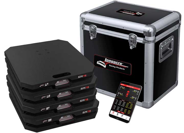 AFCO Performance Group Elite Pro Wireless Scales 1500 Lbs, 15IN Pads, Black - Race Car Electronic Scales
