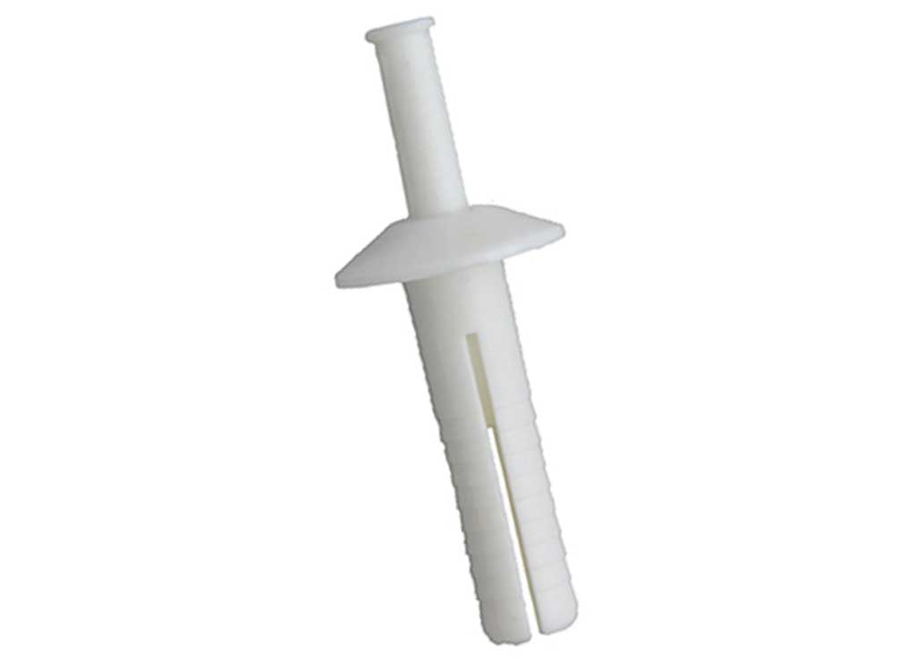 AP Products 1" Plastic Rivet - White (Bulk) - Rivets