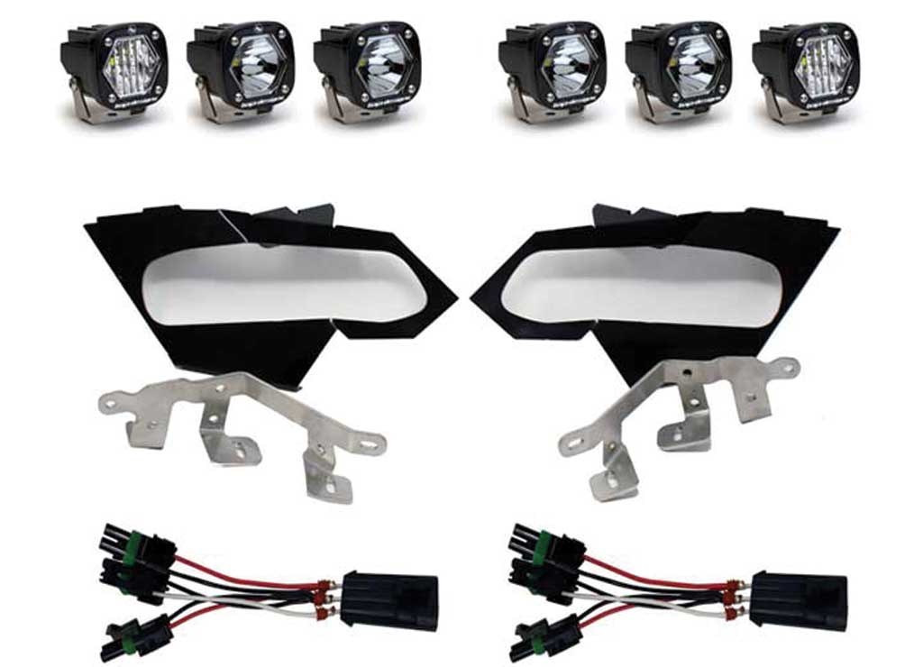 Baja Designs S1 Led Headlight Kit-17-21 Maverick X3(multi-pattern, Clear) - ATV/UTV Lighting