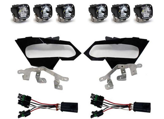 Baja Designs S1 Led Headlight Kit-17-21 Maverick X3(multi-pattern, Clear) - ATV/UTV Lighting