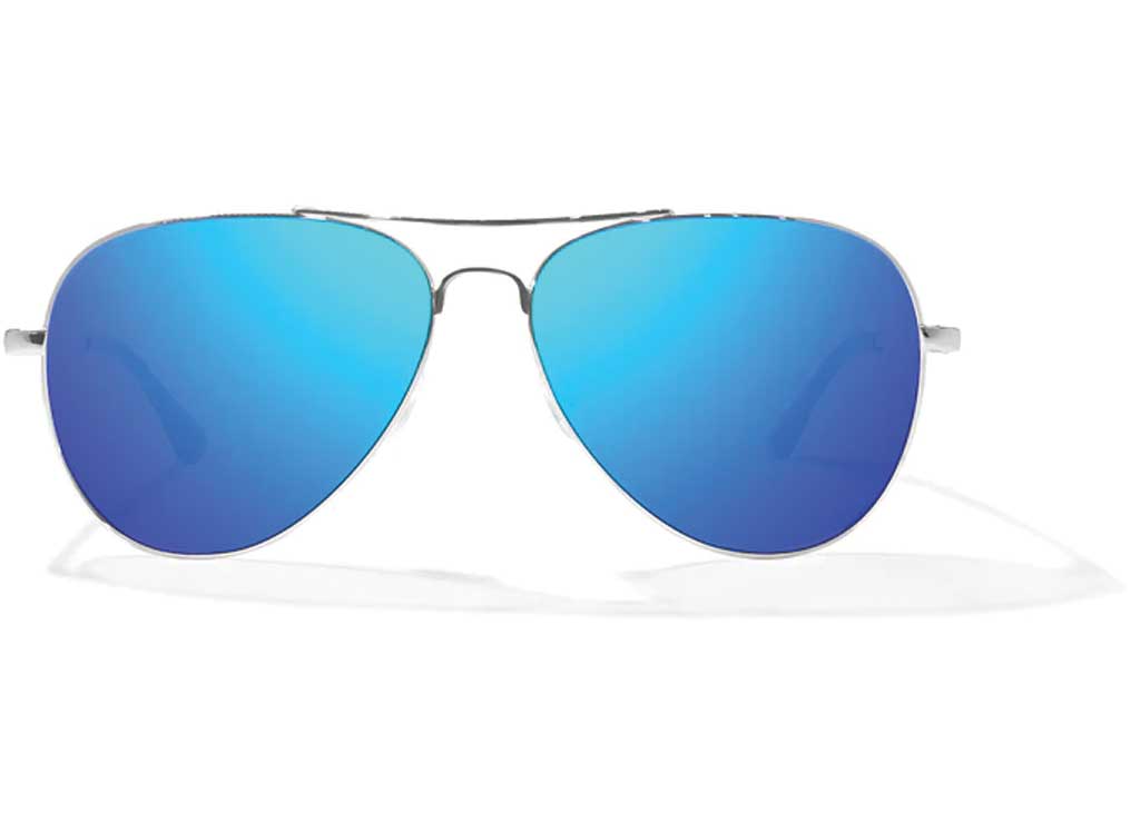 Bajio Sunglasses Soldado Blue Mirror Pcsilver Gloss - Sunglasses