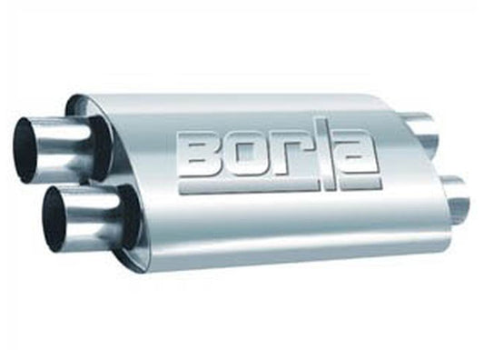 Borla Exhaust 2.5IN, 19x4x9.5 Dual/dual Muffler - Exhaust Mufflers