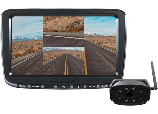 Brandmotion Wireless Observation Camera System With 7IN HD Dvr Monitor - Back Up Camera Systems