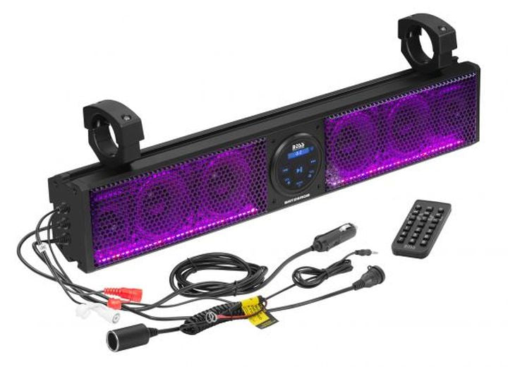 BOSS Audio Boss Audio Systems Brt26rgb Atv Utv Sound Bar System - 26 Inches Wide, Ipx5 Rated - ATV/UTV Audio Components