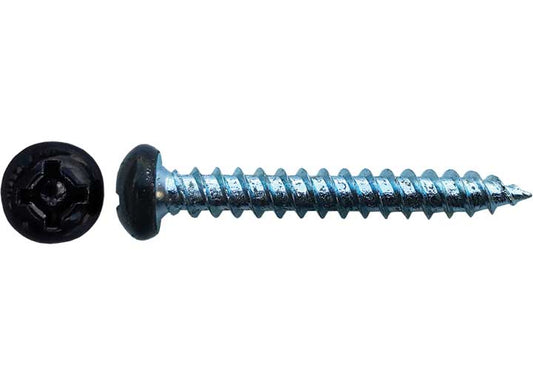 Creative Products Group 8 X 1 Pan Quad Fast Painted Blk (500 Pcs) - Screws