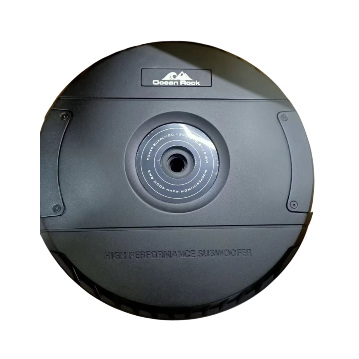 Ocean Rock WheelSub 1200W Peak/400W RMS 11" Active Spare Tire Subwoofer - Hidden Bass System Spare Wheel Sub