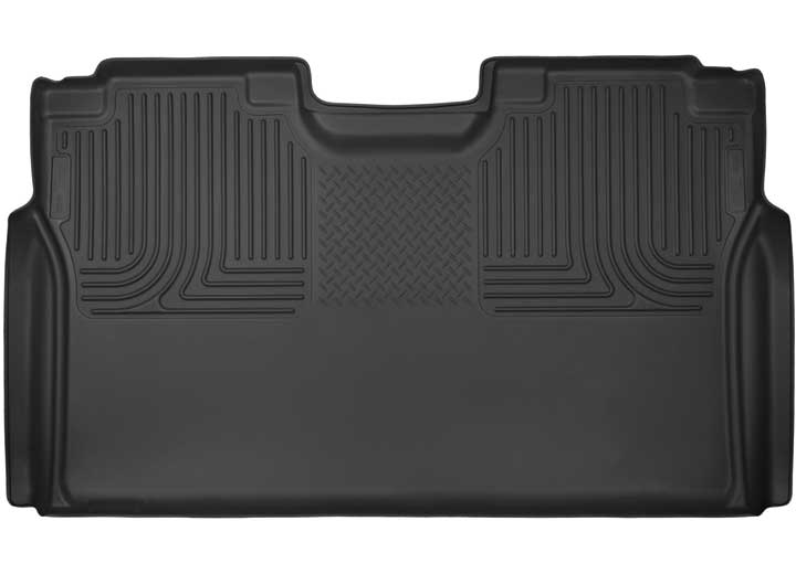 Husky Liner 15-C F150/f250/f350/f450 Crew Cab 2ND Row Floor Liner Black - Floor Mats & Liners