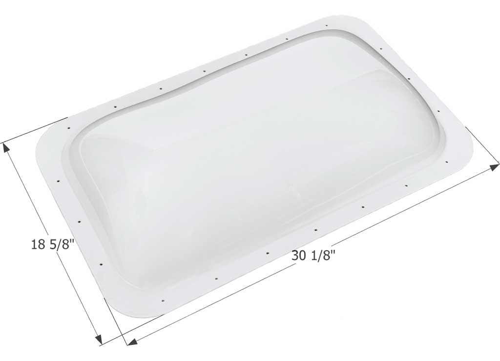 Icon Technologies Limited RV Skylight, Sl1627w, White - RV Skylights & Components