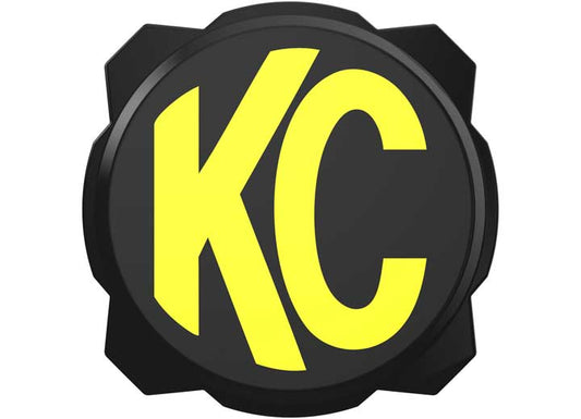 KC Hilites Pro6 Gravity Led 6IN Black Yellow Plastic Light Cover(sold Individually) - Offroad Light Stone Guards & Covers