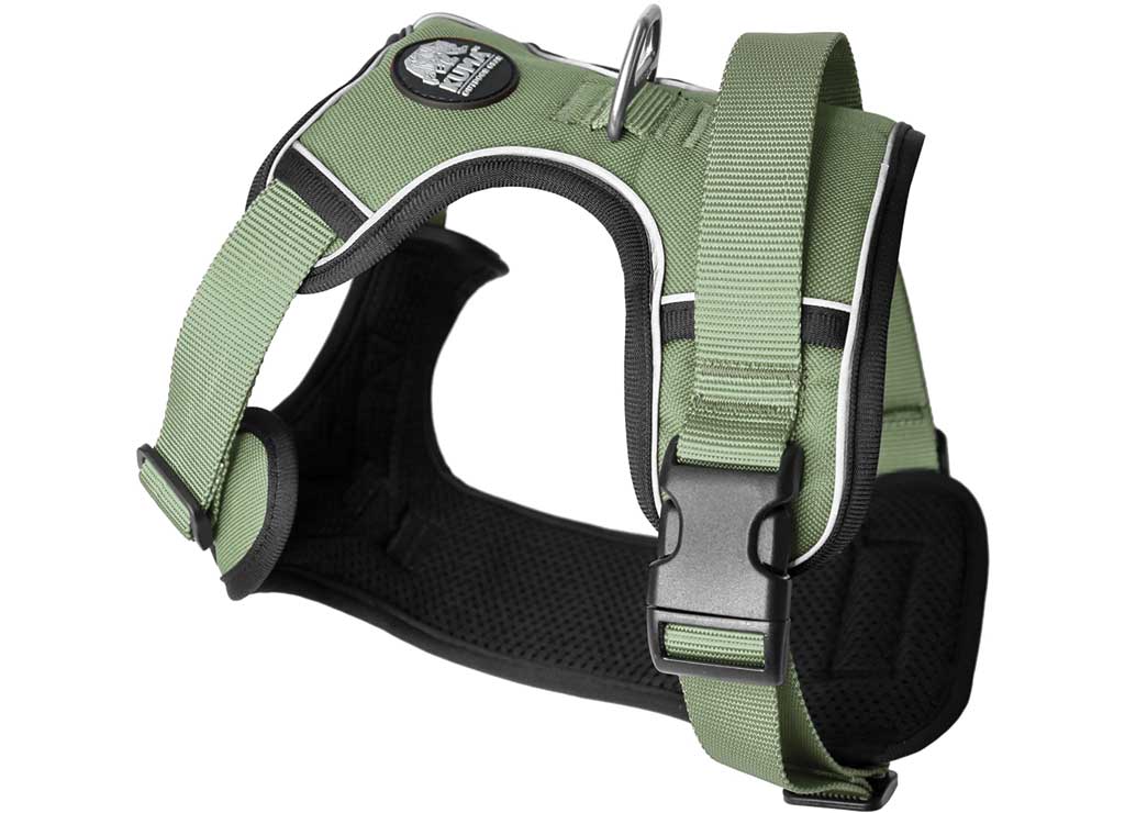 Kuma Outdoor Gear Lazy Bear Dog Harness - Medium - Sage - Dog Safety Vests, Harnesses, Saddle Bags, & Walker Waist Packs