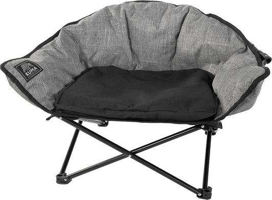 Kuma Outdoor Gear Little Lazy Bear Dog Chair - Heather Grey - Dog Camping Chairs