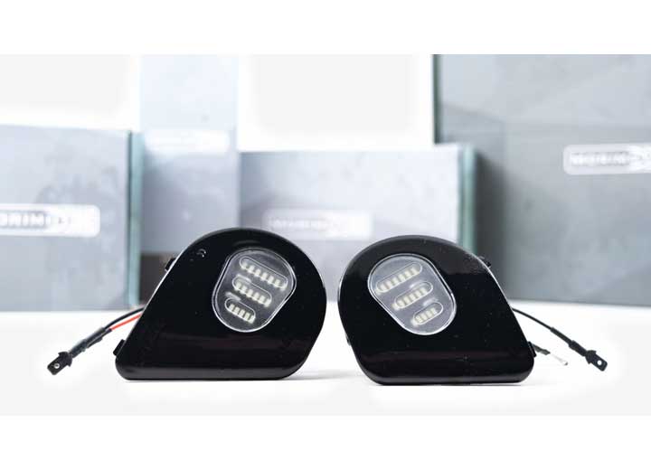 Morimoto Lighting 10-18 Ram 1500 XB Led Mirror Modules - Courtesy Lights
