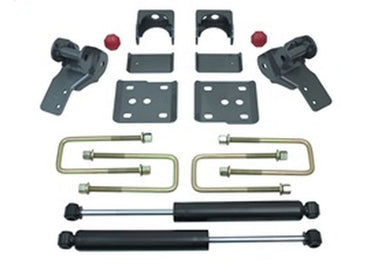 Maxtrac Suspension 15-23 F150 2/4WD Incl, Flip Kit W- Hangers And Rear Maxtrac Shocks - Suspension Lowering Kits