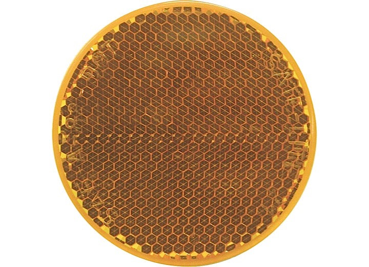 Peterson Manufacturing Reflector RD 2-3/8 Amber - Reflectors