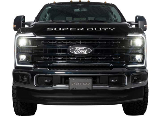 Putco 23-C Super Duty Luminix Front Led Grille Emblems W/camera Cutout - Emblem Accents