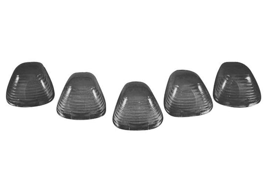 Recon Truck Accessories 99-16 F250/f350/f450/f550 (5pc) Smoked Lens W/amber Xenon Complete Cab Light Kit - Roof & Cab Marker Lights