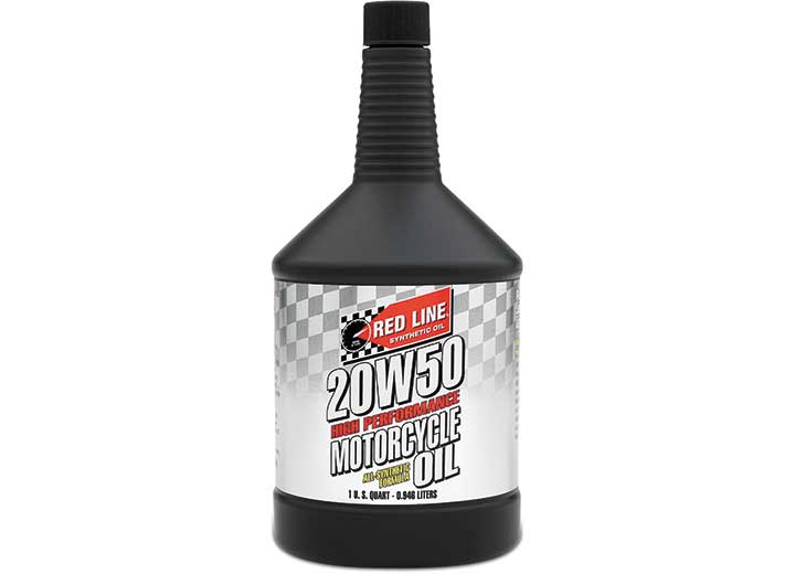 Red Line Oil 20W50 Motorcycle Oil Synthetic, 1 Quart - Powersport Engine Oils