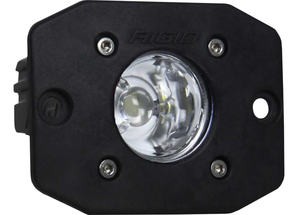 Rigid Industries Ignite Flood FM Black - Cube, Round, Rectangular, & Oval Lights