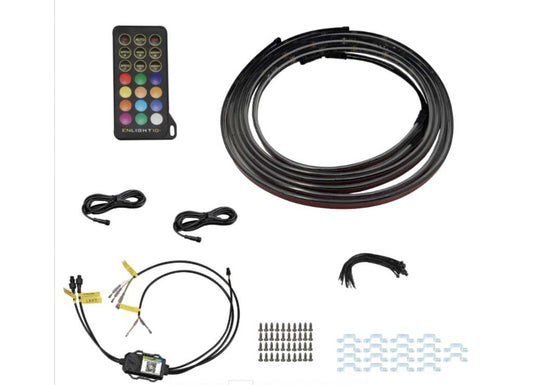 Race Sport Lighting 76IN Running Board Led Light Kit W/amber Running/white Door Valet - Running Board Lights & Accessories