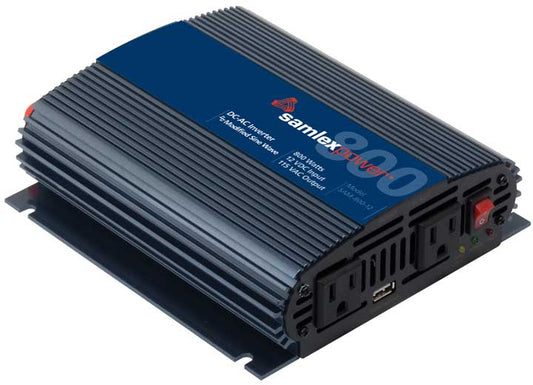 Samlex America Modified Sine Inverter, 12V, 115 Vac, 800W W Usb Charge Port - Power Inverters