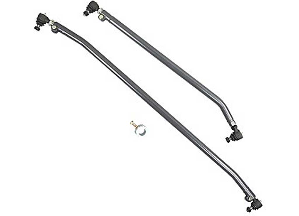 Synergy 07-18 Wrangler HD Steering Kit Tie Rod Drag Link Clamp Stud & Fox IF - Steering Kits