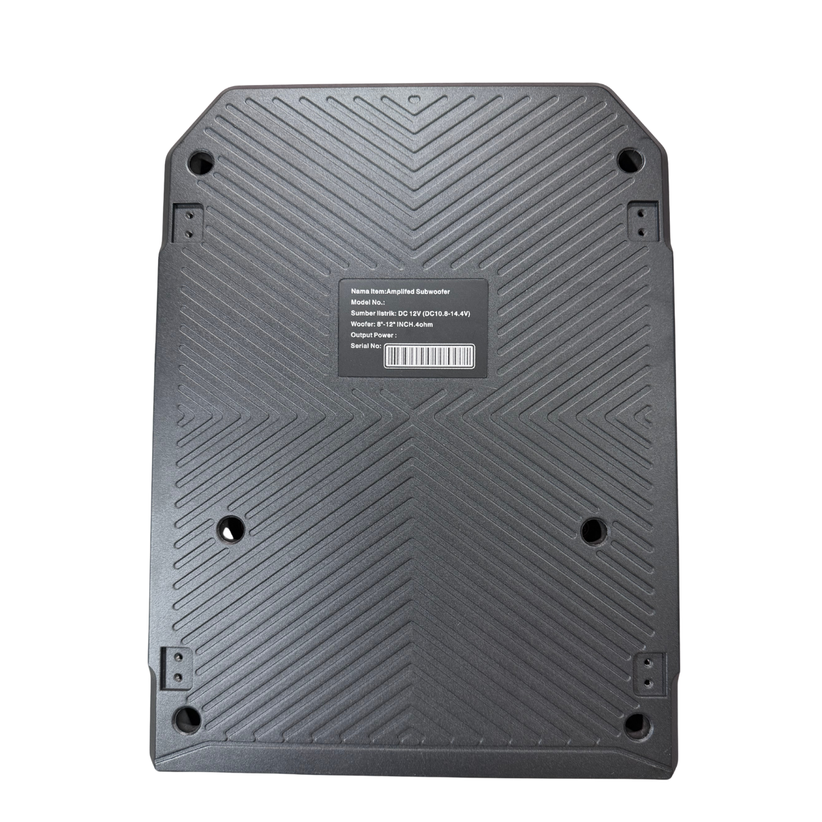 Ocean Rock SoundSurge 10" Active Under Seat Subwoofer – 500W Peak / 150W RMS Slim Bass System