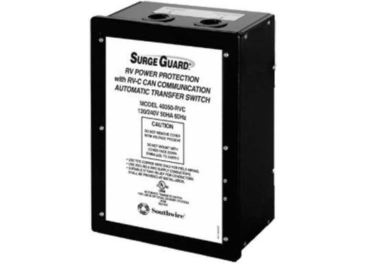 Southwire Company, LLC 50A Automatic Transfer Switch, Rvc/can Comm, 120/240V - Transfer Switches & Components