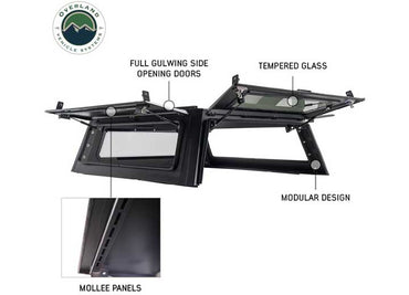 Overland Vehicle Systems 19-C Ram 1500 5.7FT Bed - Expedition Truck Cap - Truck Caps