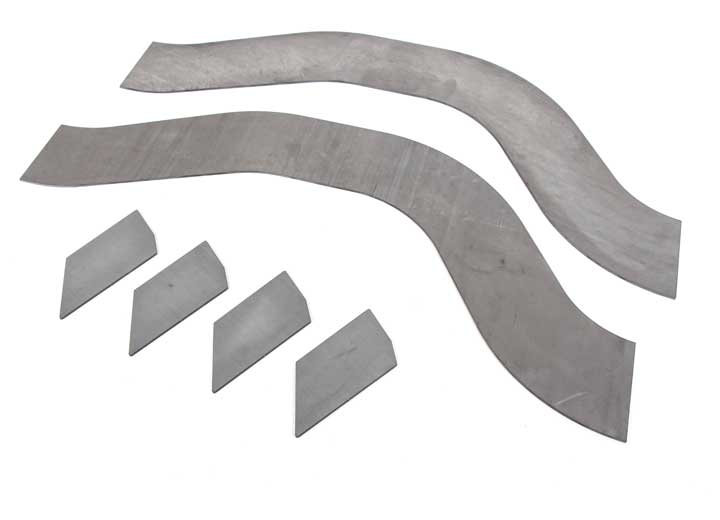 UMI Performance INC 78-88 GM G-body Rear Frame Notching Kit, Weld In, Bare - Replacement Frame Rails