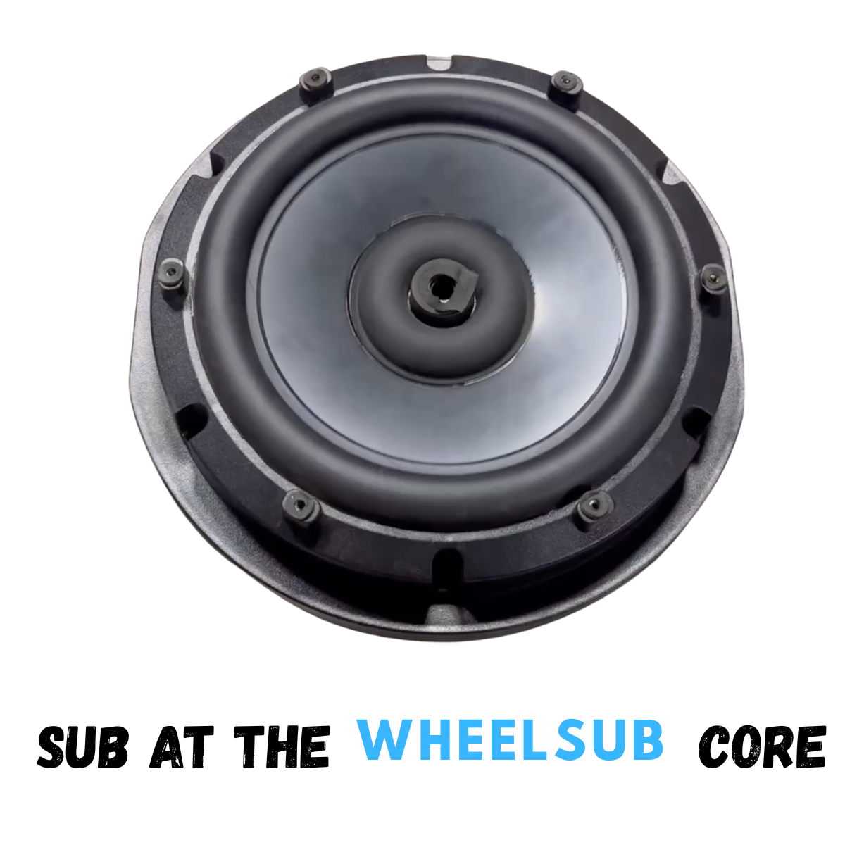 Ocean Rock WheelSub 1200W Peak/400W RMS 11" Active Spare Tire Subwoofer - Hidden Bass System Spare Wheel Sub