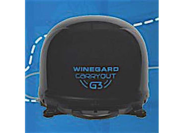 Winegard Carryout G3 Portable Automatic Satellite Antenna, Black - RV Satellites, Receivers, & Accessories