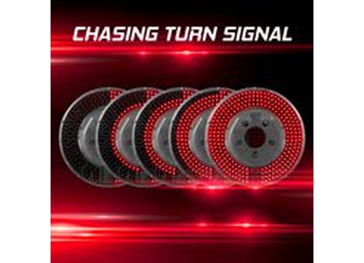 XK Glow Jeep 5TH Wheel Light W/ Brake, Running, Reverse And Turn Signal Lights - Wheel Lighting