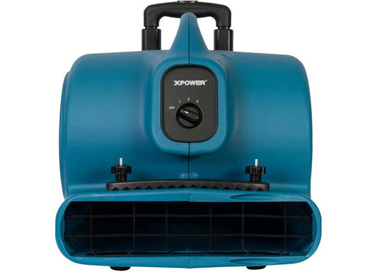 Xpower 1/2 HP 2980 Cfm Air Mover/dryer/fan W/ Telescopic Handle, Wheels, Carpet Clamp, - Specialty Fans & Air Movers