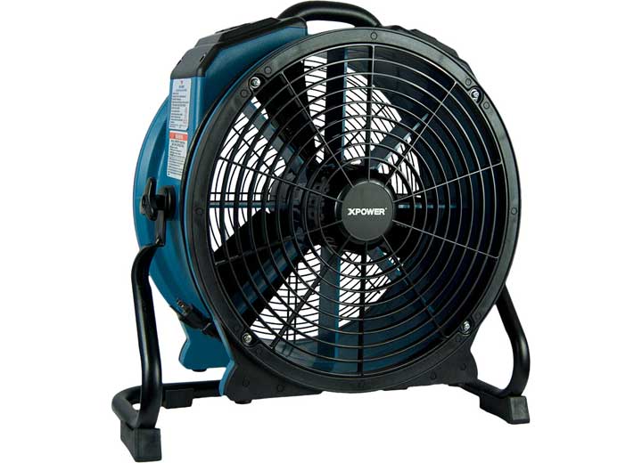 Xpower 1/3 HP 3600 Cfm Variable Speed Sealed Motor Industrial Axial Air Mover, Blu - Specialty Fans & Air Movers