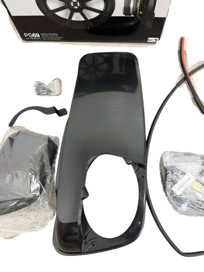 Kicker HDBL69VB Harley-Davidson Saddlebag Lid Audio Kit 2014-Present — Open Box | PS69 6x9 Speakers Included