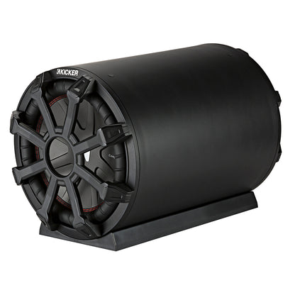 KICKER TB10 10 WeatherProof Subwoofer Enclosure wPassive Radiator  4Ohm 46CWTB104
