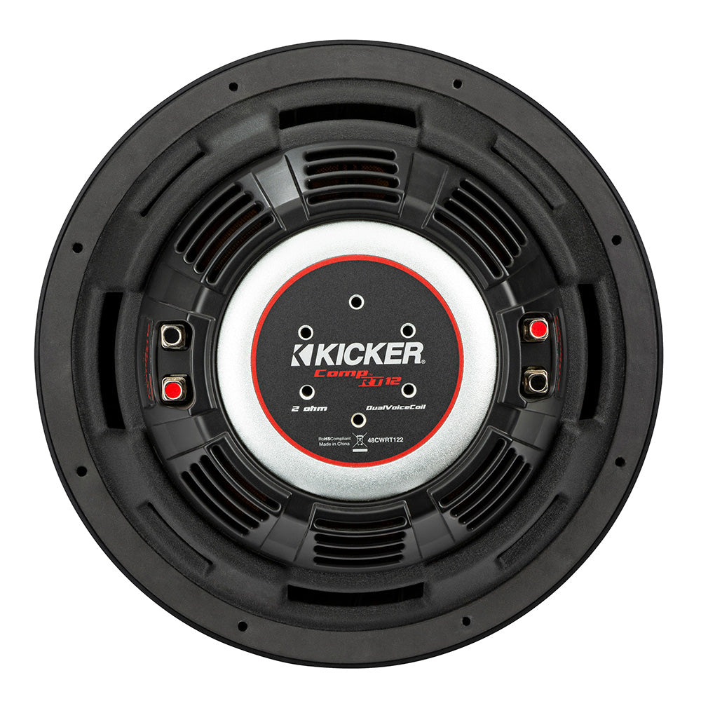 KICKER CompRT 12 Ultra Thin Subwoofer  4Ohm 48CWRT124
